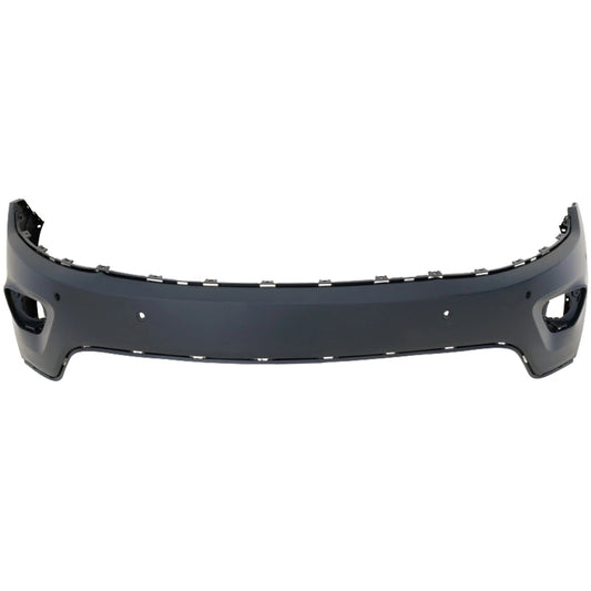 Primed Front Upper Bumper Cover 68214172AA CH1014109 Replacement For Jeep Grand Cherokee 2014 2015 with Fog Lamp Holes Primed