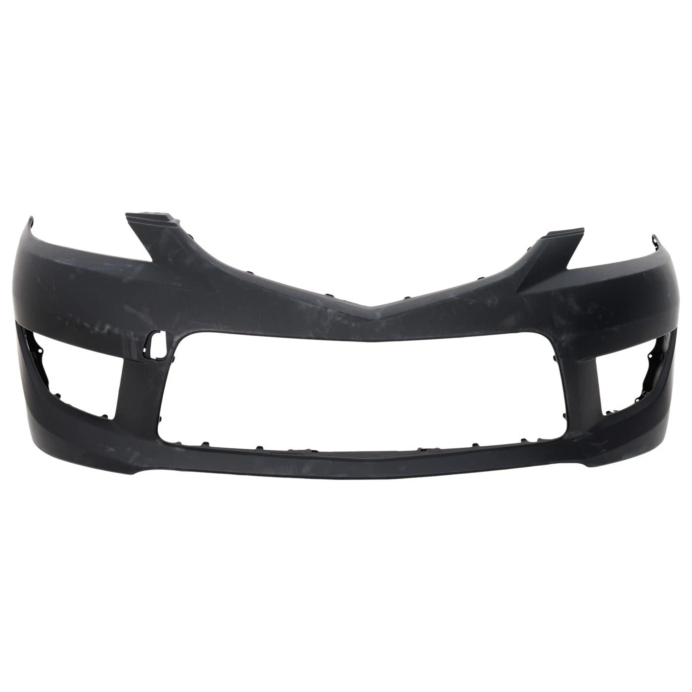 Primed Front Bumper Cover C2Y15003XABB MA1000221 Replacement For Mazda 5 2008 2009 2010 with Fog Lamp Holes Primed