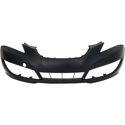 Primed Front Bumper Cover 865112M000 HY1000180 Replacement For Hyundai Genesis 2010 2011 2012 Coupe With Fog Light Holes Primed