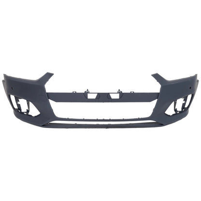 Primed Bumper Cover Fascia Front 8W6807065BGRU AU1000281 Replacement For Audi A5 Quattro Sportback 2018 2019 Primed