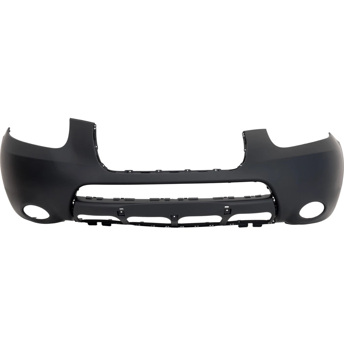 Primed Front Bumper Cover 865112B020 HY1000165 Replacement For Hyundai Santa Fe 2007 2008 2009 with Fog Lamp Holes Primed