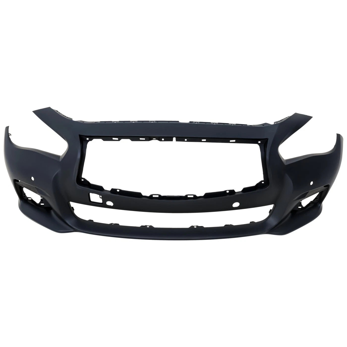 Primed Front Bumper Cover Primed 620224HC0H IN1000257 Replacement For Infiniti Q50 2014 2015 2016 2017
