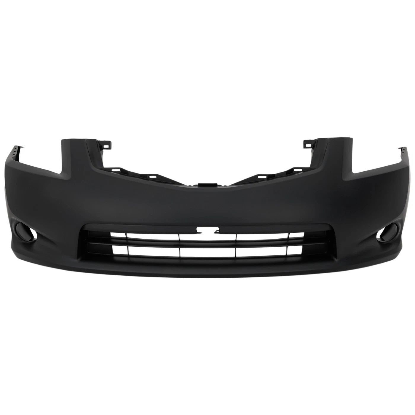 Primed Front Bumper Cover 62022ZT50J NI1000278 Replacement For Nissan Sentra 2010 2011 2012 with Fog Lamp Holes Primed