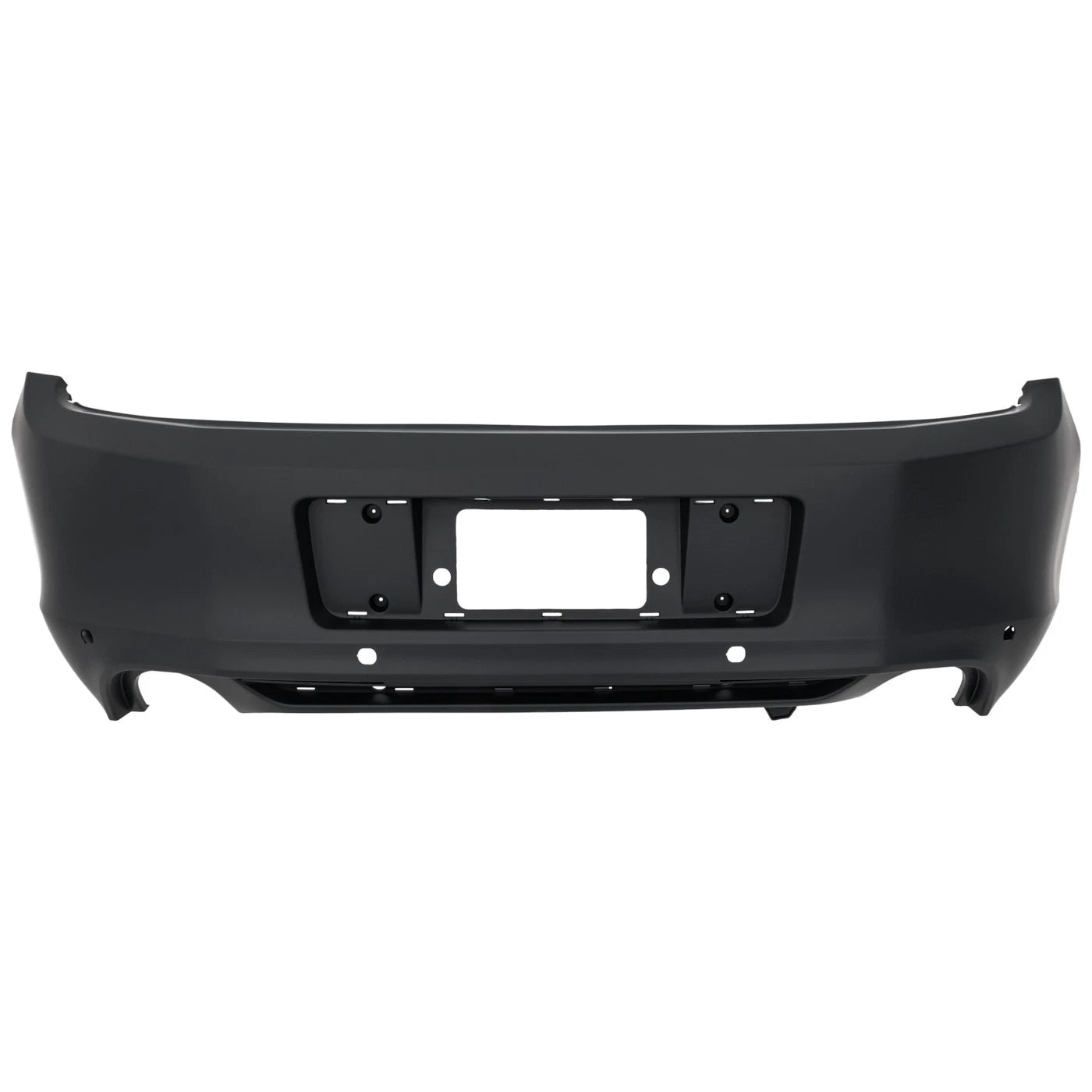 Primed Bumper Cover DR3Z17K835BAPTM FO1100686 Replacement For Ford Mustang 2013 2014 Base GT With Sensor Holes Rear Primed