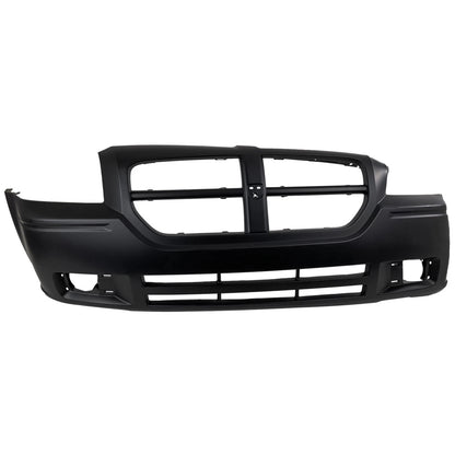Primed Front Bumper Cover 4805768AB CH1000429 Replacement For Dodge Magnum 2005 2006 2007 Primed with Fog Lamp Holes