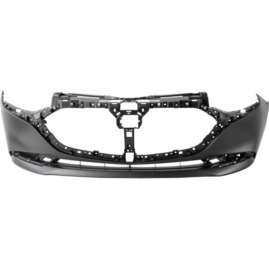 Primed Bumper Cover Fascia Front Primed BDTS50031EBB MA1000254 Replacement For Mazda 3 2019 2020 2021 2022 2023 2024 2025 Mexico Built Models Sedan