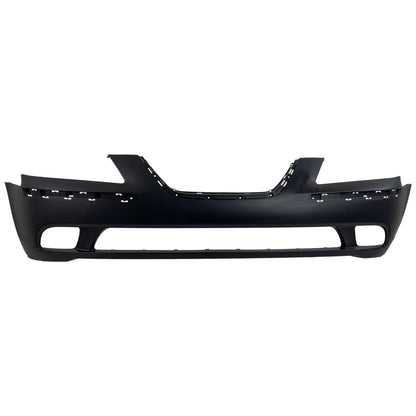 Primed Front Bumper Cover 865110A700 HY1000178 Replacement For Hyundai Sonata 2009 2010 with Fog Lamp Holes Primed