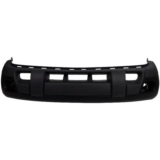Primed Front Bumper Cover 88937047 GM1000639 Replacement For Chevy Trailblazer 2002 2003 2004 2005 2006 2007 with Fog Lamp Holes Primed