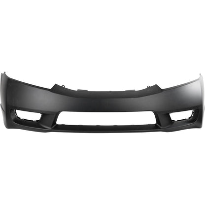 Primed Front Bumper Cover 04711SNAA90ZZ HO1000266 Replacement For Honda Civic 2009 2010 2011 Sedan Primed