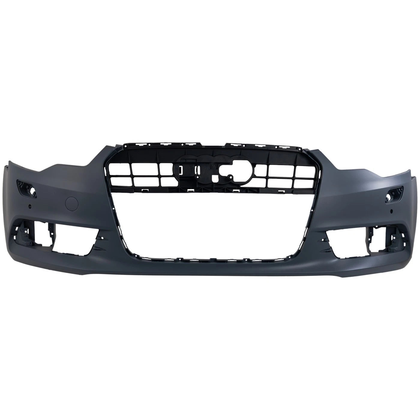 Primed Bumper Cover Fascia Front 4G0807065AGRU AU1000208 Replacement For Audi A6 Quattro 2012 2013 2014 2015 Primed