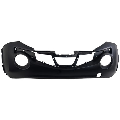 Primed Front Bumper Cover FBM221KM5H NI1000279 Replacement For Nissan Juke 2011 2012 Primed with Fog Lamp and Tow Hook Holes