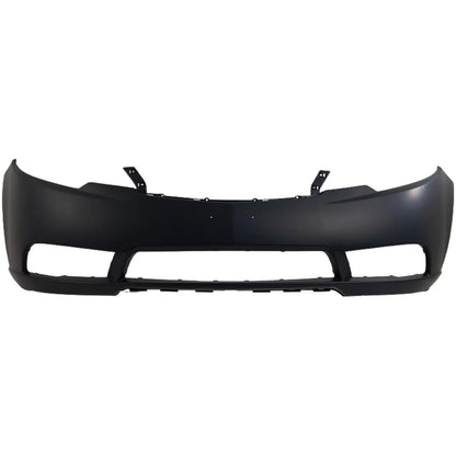 Primed Front Bumper Cover 865111M000 KI1000145 Replacement For Kia Forte 2010 2011 2012 2013 with Fog Lamp Holes Primed