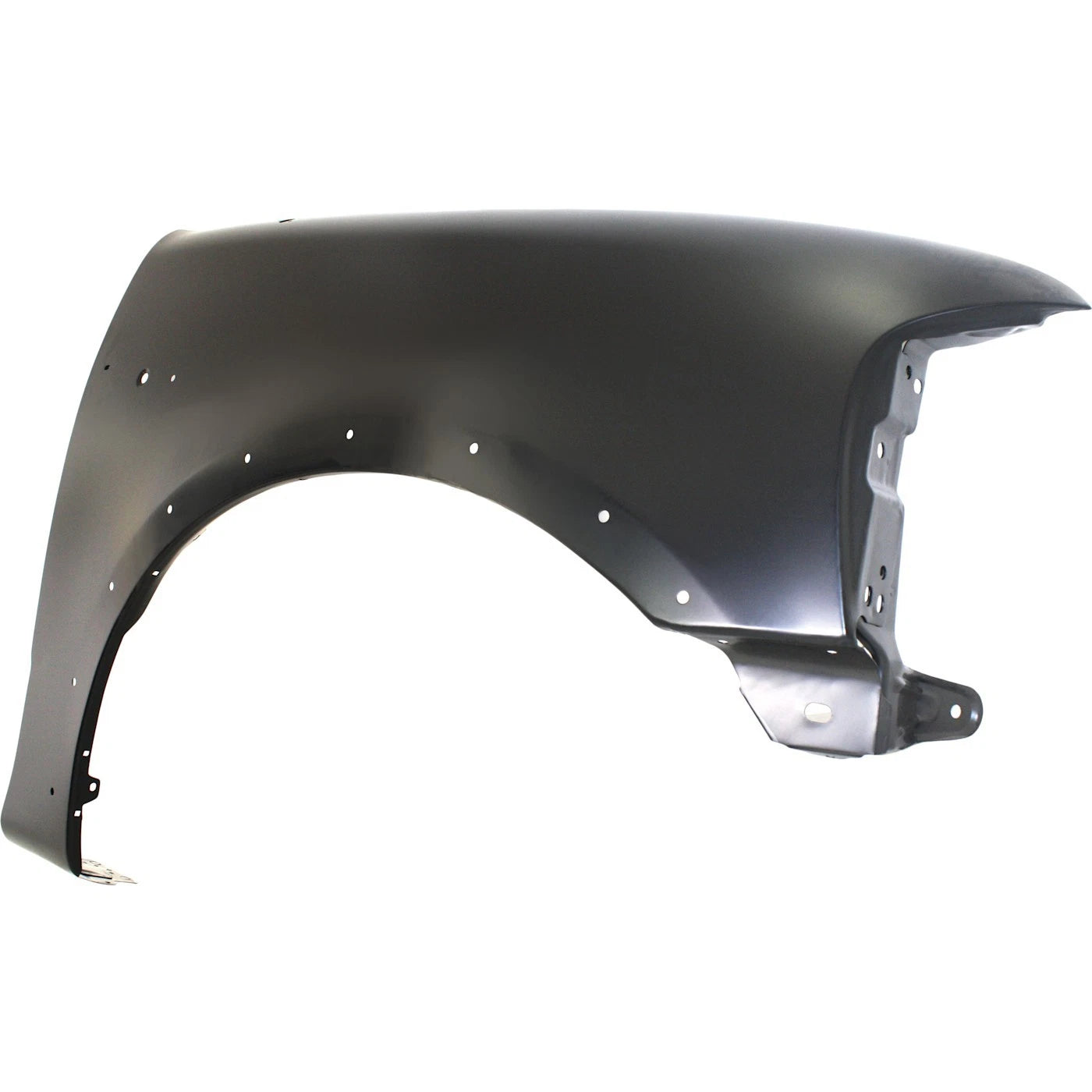 Primed Fender Replacement For Ford F-150 1997 1998 1999 2000 2001 2002 2003 Front Passenger Side with Wheel Opening Molding 2L3Z16005AA FO1241192