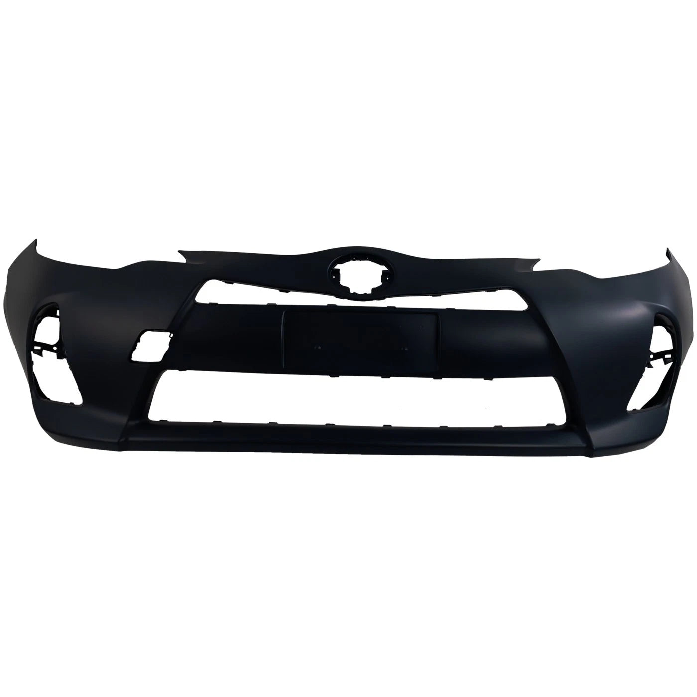 Primed Front Bumper Cover 5211952980 TO1000392 Replacement For Toyota Prius 2012 2013 2014 C with Fog Lamp Holes Primed