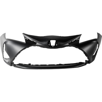 Primed Bumper Cover 521190U931 TO1000436 Replacement For Toyota Yaris 2018 2019 Front Primed