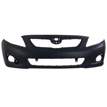 Primed Front Bumper Cover Primed 5211902990 TO1000343 Replacement For Toyota Corolla 2009 2010 BASE CE LE XLE