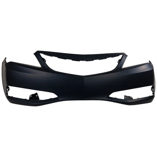 Primed Front Bumper Cover 04711TX6A90ZZ AC1000180 Replacement For Acura ILX 2013 2014 2015 with Fog Lamp Holes Primed