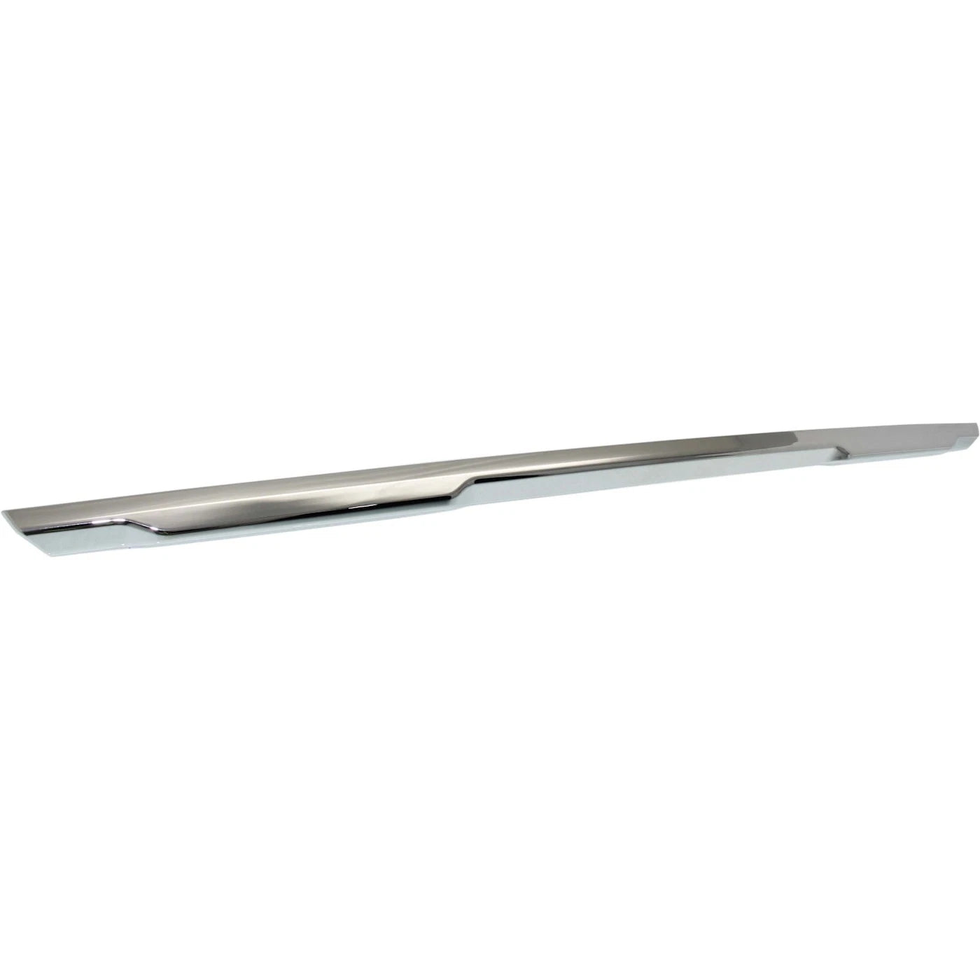 Primed Rear Upper Bumper Trim Cover Molding 850726FL1A NI1144107 Replacement For Nissan Rogue 2014 2015 2016 2017 2018 2019 2020 Chrome