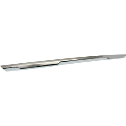 Primed Rear Upper Bumper Trim Cover Molding 850726FL1A NI1144107 Replacement For Nissan Rogue 2014 2015 2016 2017 2018 2019 2020 Chrome