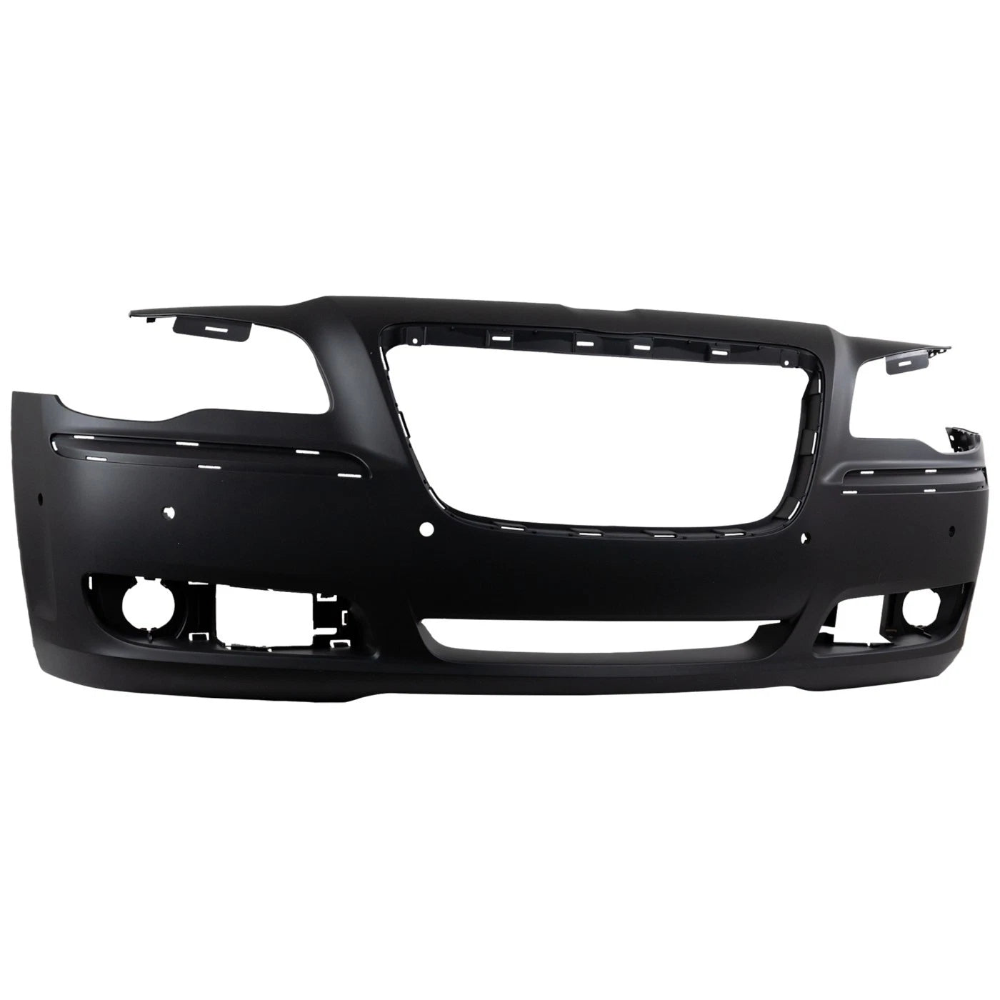 Primed Primed Bumper Cover 68127939AE CH1000A01 Replacement For Chrysler 300 2011 2012 2013 2014 with Parking Aid Sensor Holes Front