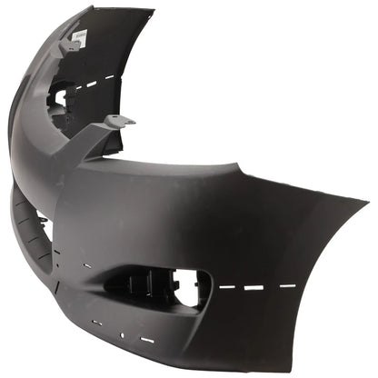 Primed Front Bumper Cover 5211902995 TO1000345 Replacement For Toyota Matrix 2009 2010 with Fog Lamp Holes Primed