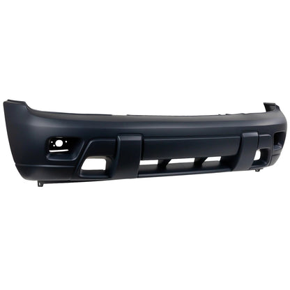 Primed Front Bumper Cover 88943617 GM1000672 Replacement For Chevy Trailblazer 2002 2003 2004 2005 Primed With Fog Lamp Holes