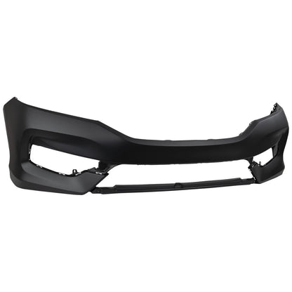 Primed Front Bumper Cover Primed 71101T2FA50ZZ HO1000302 Replacement For Honda Accord 2016 2017 4-Door Sedan
