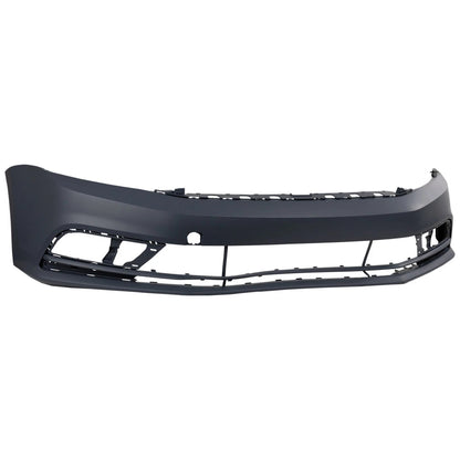 Primed Front Bumper Cover 5C6807217MGRU VW1000220 Replacement For Volkswagen Jetta 2015 2016 2017 2018 Primed