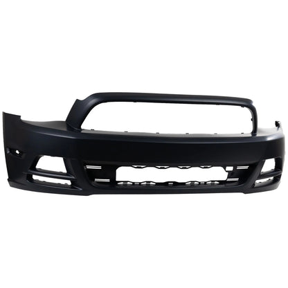 Primed Front Bumper Cover DR3Z17D957ABPTM FO1000670 Replacement For Ford Mustang 2013 2014  Boss 302 Base GT Primed