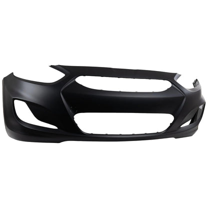 Primed Bumper Cover Primed 865111R000 HY1000188 Replacement For Hyundai Accent 2012 2013 2014 Front