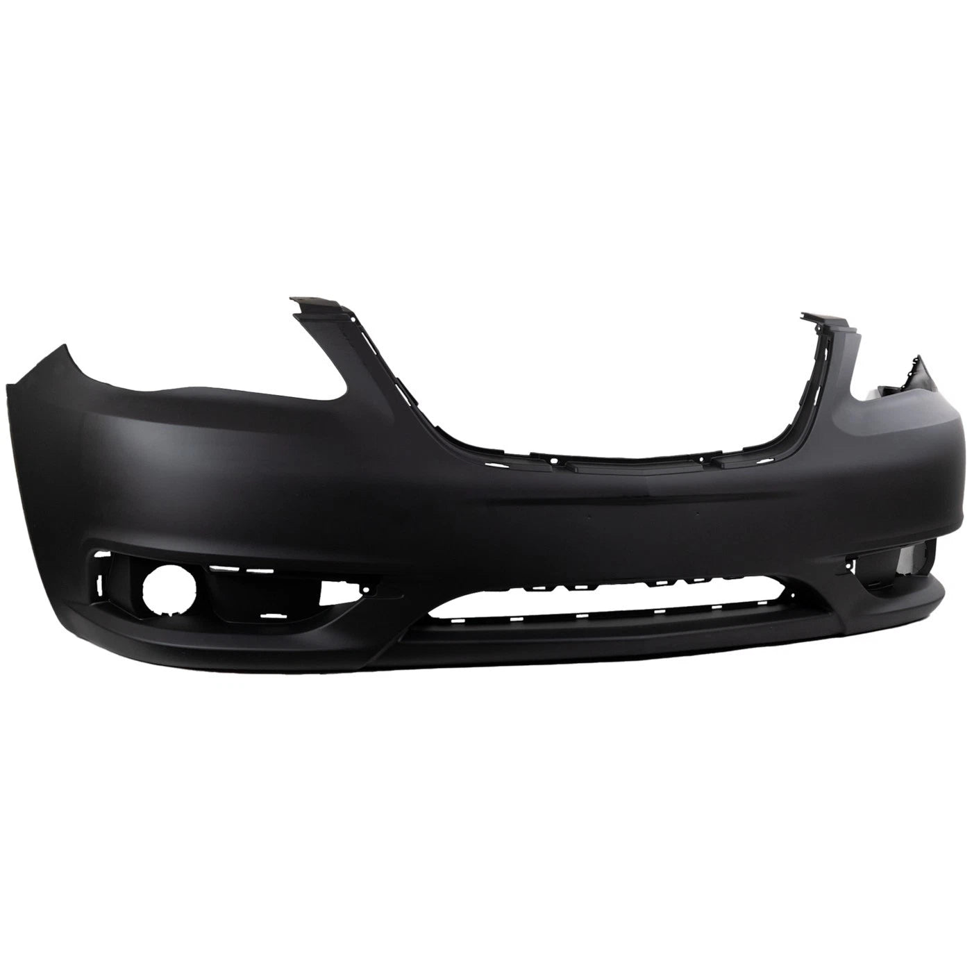 Primed Front Bumper Cover 68082047AE 68082047AD CH1000997 Replacement For Chrysler 200 2011 2012 2013 2014 with Fog Lamp Holes Primed