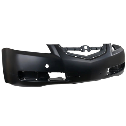 Primed Front Bumper Cover 04711SEPA90ZZ AC1000149 Replacement For Acura TL 2004 2005 2006 with Fog Lamp Holes Primed
