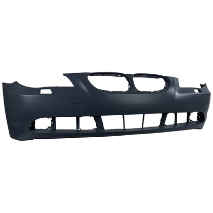 Primed Front Bumper Cover 51117111739 BM1000154 Replacement For BMW 530i 525i 2004 2005 2006 2007 Replacement For BMW 550i 530xi 525xi 2006 2007 Primed