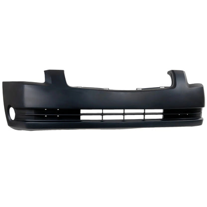 Primed Front Bumper Cover 620227Y040 NI1000211 Replacement For Nissan Maxima 2004 2005 2006 with Fog Lamp Holes Primed