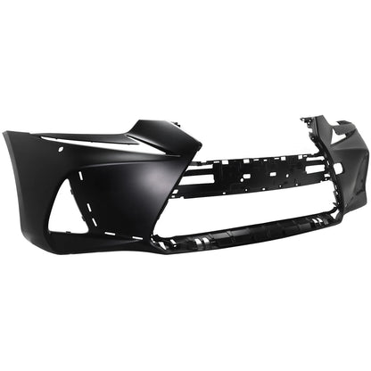 Primed Bumper Cover Fascia Front 521195E937 LX1000334 Replacement For Lexus IS300 IS350 IS200t 2017 Primed