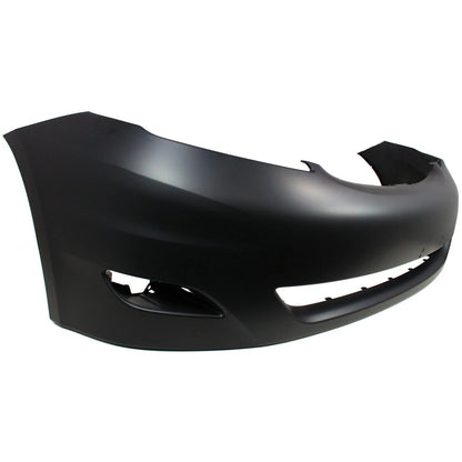 Primed Front Bumper Cover 52119AE904 TO1000323 Replacement For Toyota Sienna 2006 2007 2008 2009 2010 with Fog Lamp Holes Primed