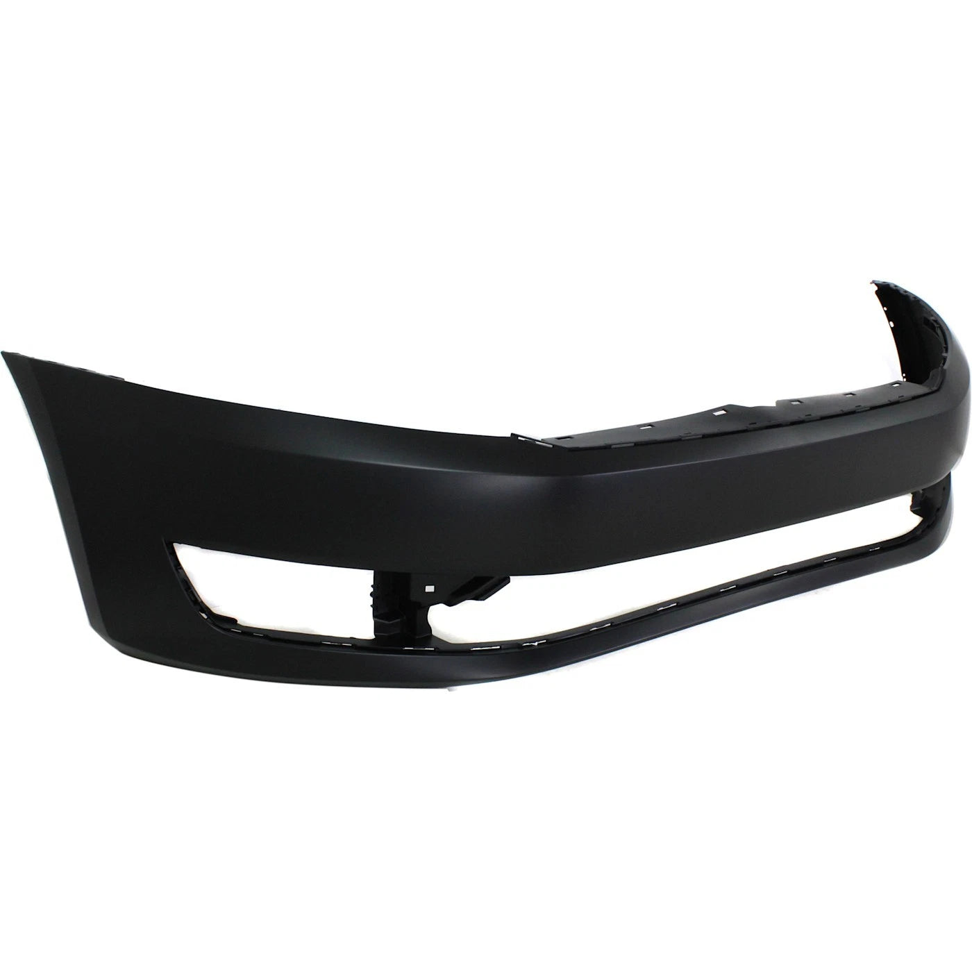 Primed Front Bumper Cover 561807217BGRU VW1000199 Replacement For Volkswagen Passat 2012 2013 2014 2015 with Fog Lamp Holes Primed