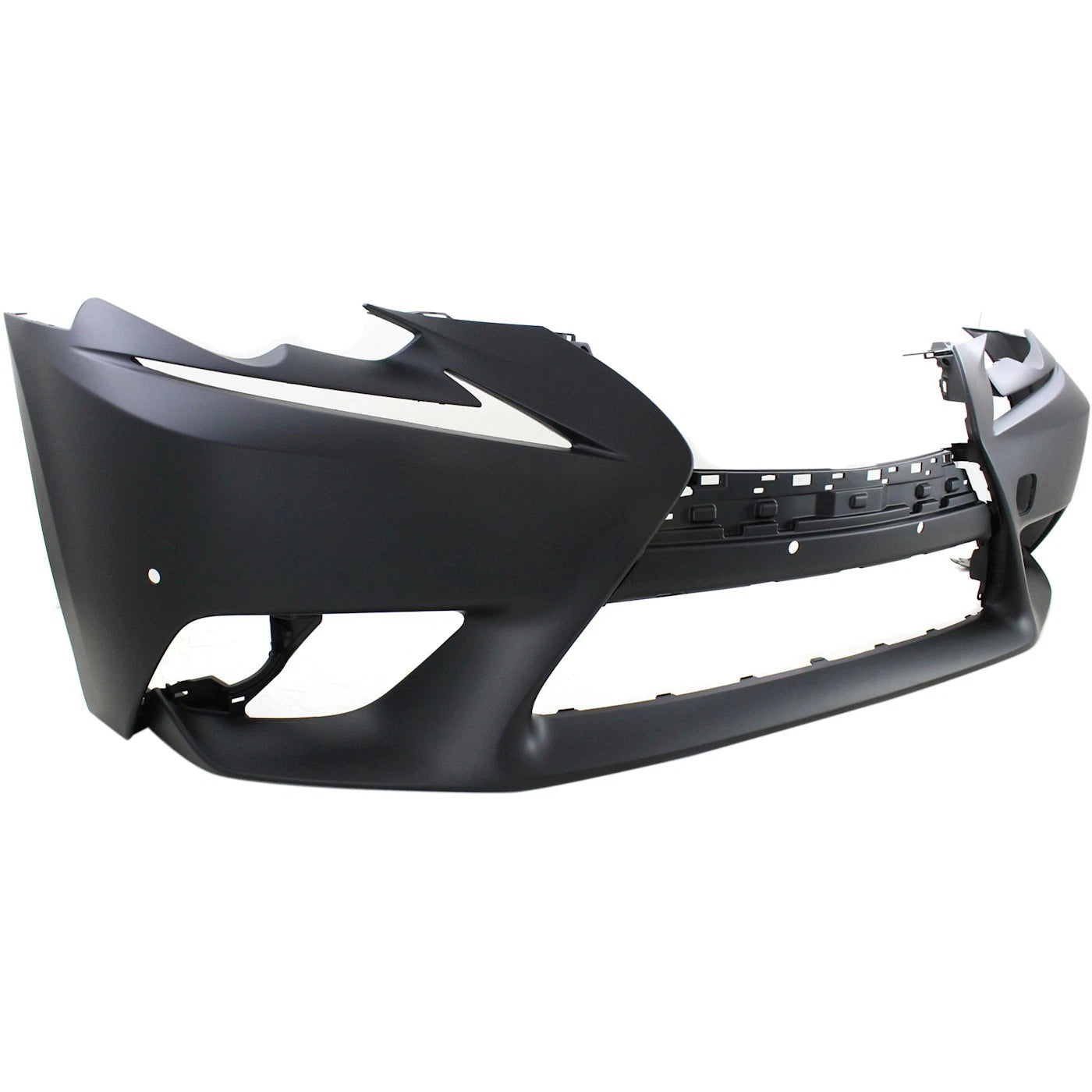 Primed Front Bumper Cover 521195E913 LX1000263 Replacement For Lexus IS250 2014 2015 with PDC Sensor Holes Primed Plastic