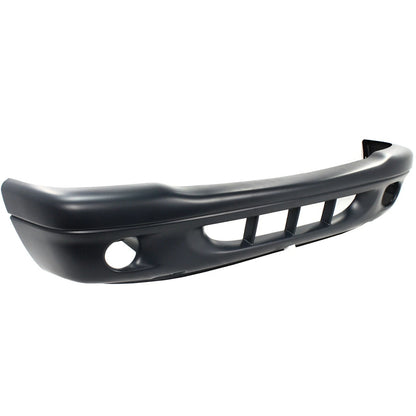 Primed Front Bumper Cover 5083107AA CH1000309 Replacement For Dodge Dakota Durango 2001 2002 with Fog Lamp Holes Primed