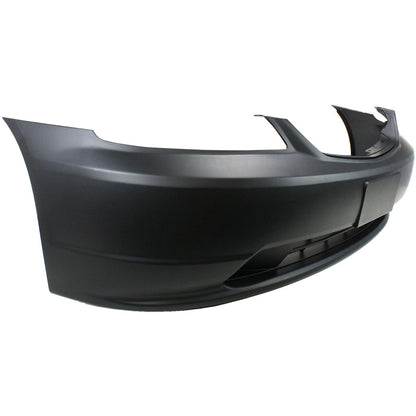 Primed Front Bumper Cover 04711S5PA90ZZ HO1000197 Replacement For Honda Civic 2001 2002 2003 Coupe/Sedan Primed Plastic