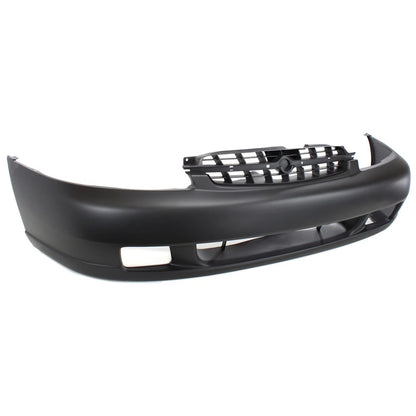 Primed Front Bumper Cover F20229E625 NI1000170 Replacement For Nissan Altima 1998 1999 SE Model with Fog Light Hole Primed