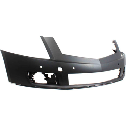 Primed Front Upper Bumper Cover 20847176 GM1000916 Replacement For Cadillac SRX 2010 2011 2012 Primed with Park Sensor Holes