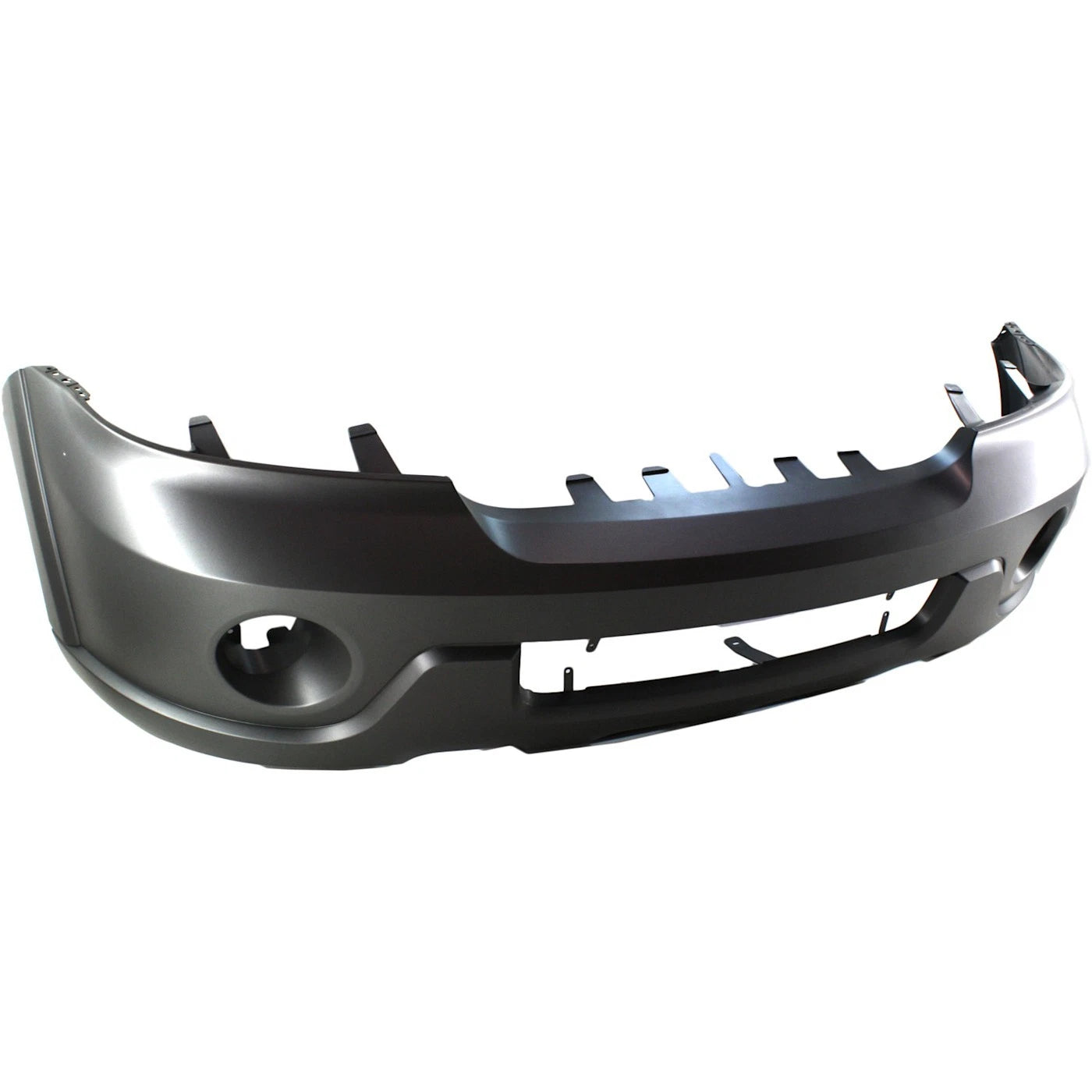 Primed Front Bumper Cover 2L7Z17D957EAA FO1000525 Replacement For Lincoln Navigator 2003 2004 with Fog Lamp Holes Primed