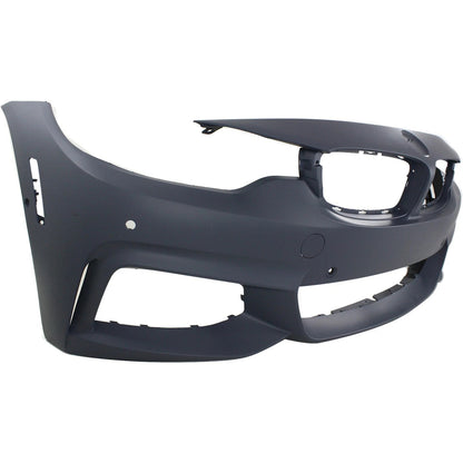 Primed Bumper Cover Fascia Front 51118061927 BM1000338 Replacement For BMW 440i xDrive Gran Coupe 430i 435i 428i 2014 2015 2016 Primed