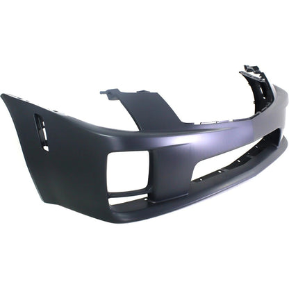 Primed Front Bumper Cover 12335777 GM1000710 Replacement For Cadillac CTS 2004 2005 2006 2007 Primed with Fog Lamp Holes