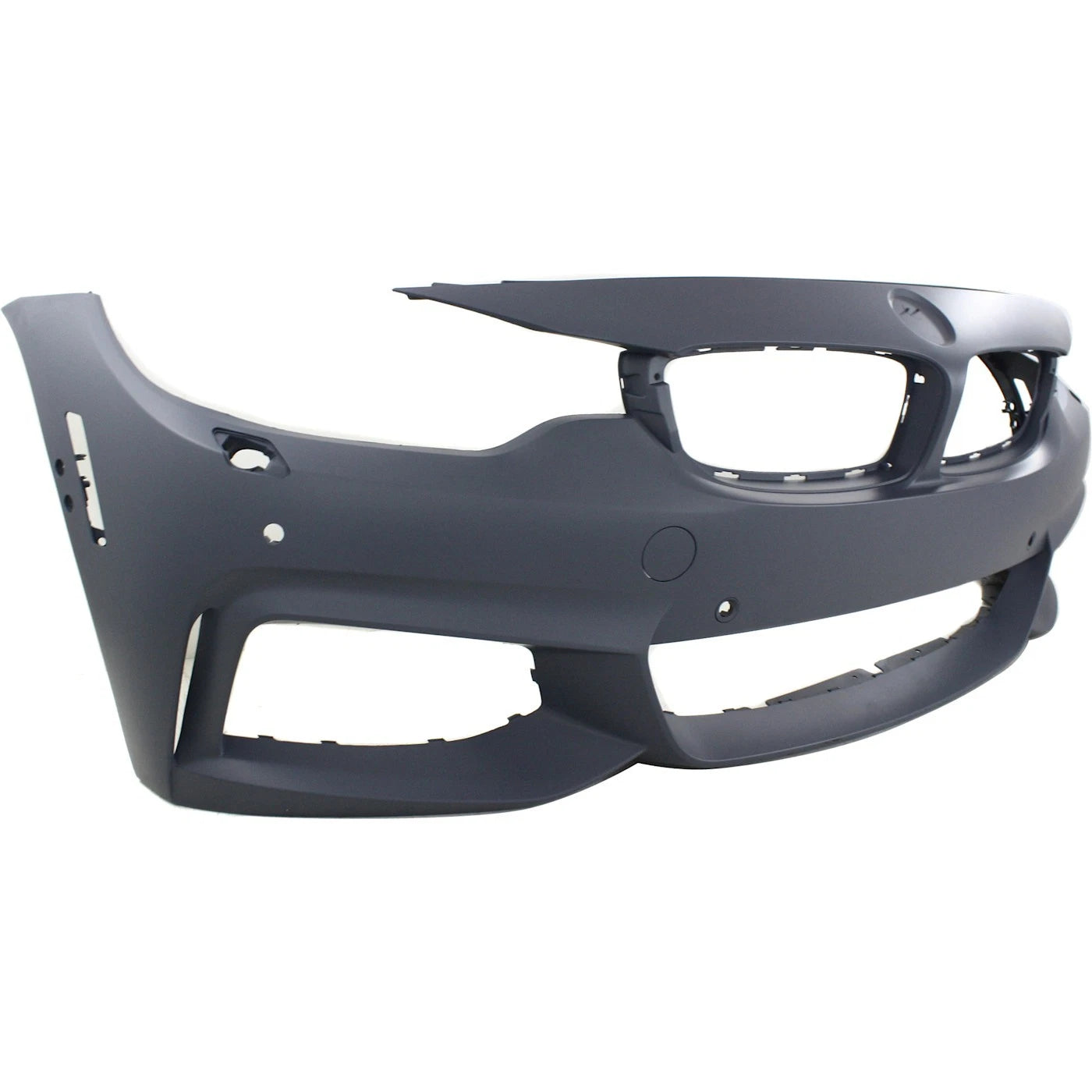Primed Front Bumper Cover 51118061935 BM1000345 Replacement For BMW 428i 2014 2015 2016 Gran Coupe with M Sport/HLW/Sensor/IPAS/Cam Primed