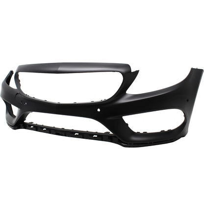Primed Front Bumper Cover 2058802440649999 2058802440659999 MB1000491 Replacement For Mercedes Benz C300 2015 2016 2017 2018 Primed