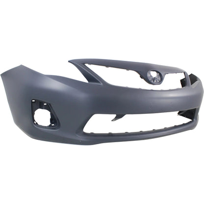 Primed Front Bumper Cover 5211903901 TO1000372 Replacement For Toyota Corolla Base 2011 2012 2013 CE LE USA Built