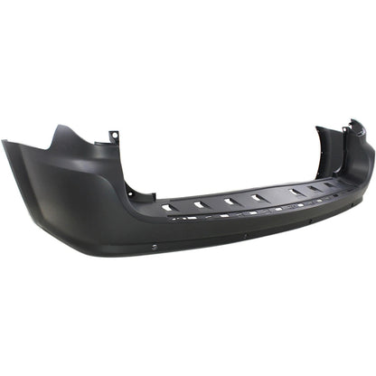 Primed Rear Bumper Cover with Blind Spot with Park Sensor 68125725AB CH1100970 Replacement For Dodge Grand Caravan 2011 2012 2013 2014 2015 2016 2017 2018 2019 2020 Primed