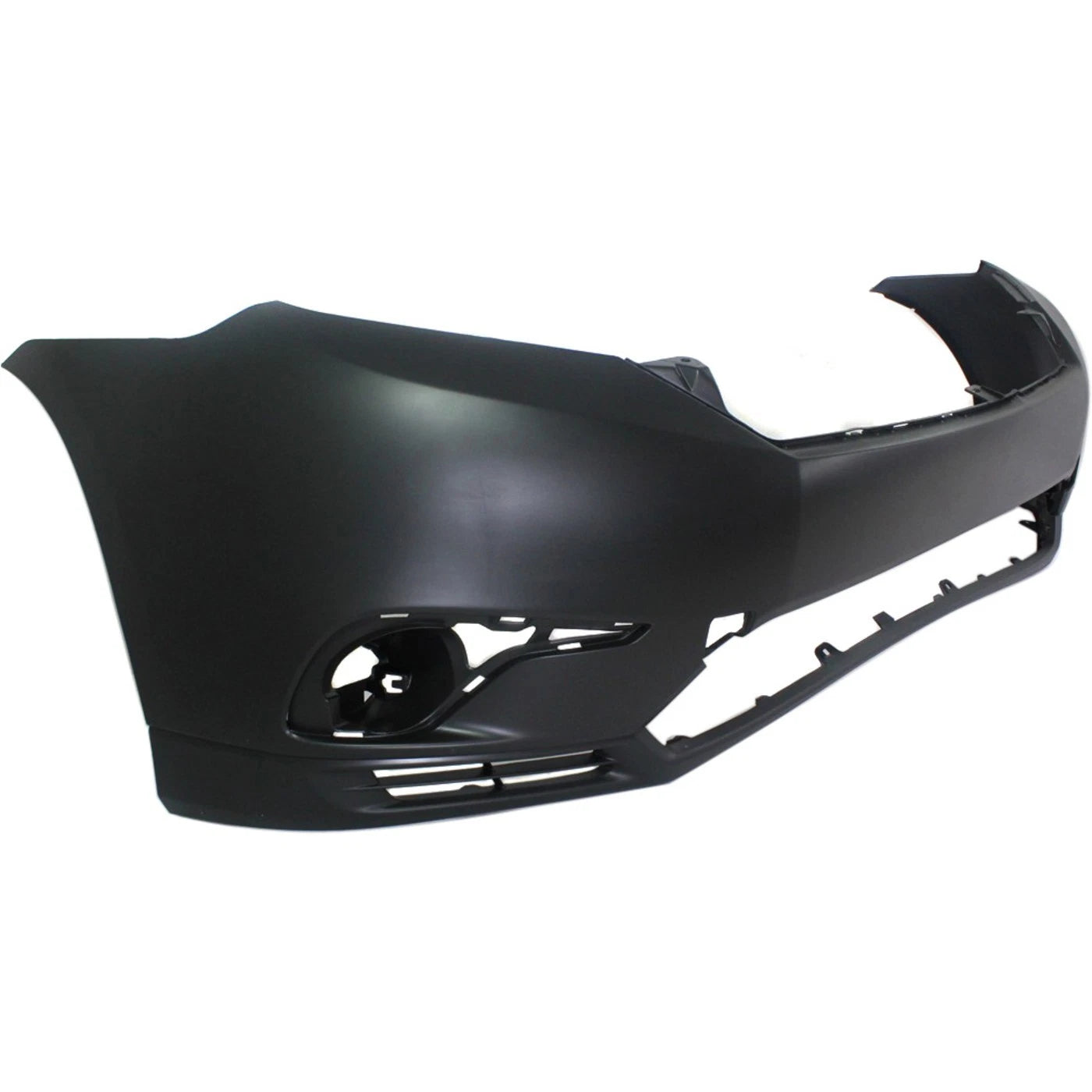 Primed Front Bumper Cover 521190E914 TO1000374 Replacement For Toyota Highlander 2011 2012 2013  with Fog Lamp Holes Primed